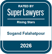 Rated By Super Lawyers| Rising Stars | Sogand Falahatpour 2026